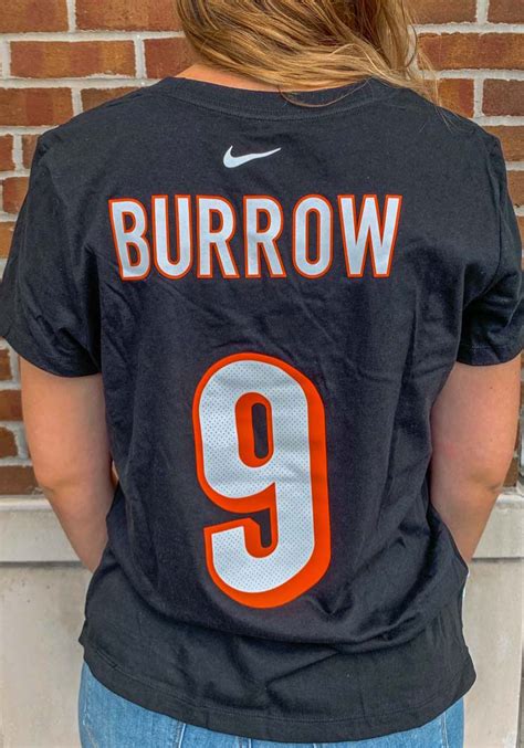 Joe Burrow Cincinnati Bengals Nike Womens Player Player T-Shirt - Black ...