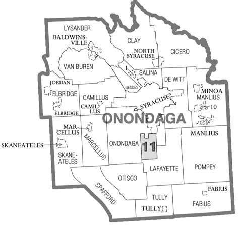 Onondaga County Zoning Map