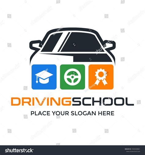 Driving School Vector Logo Template This Stock Vector (Royalty Free) 1950928861 | Shutterstock