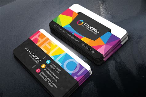 Studio Business card | Creative Business Card Templates ~ Creative Market