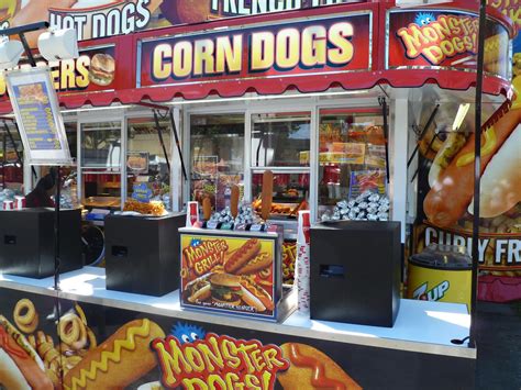 The humble Corn Dog stand one the most sought out venues in any state fair. | State Fairs ...