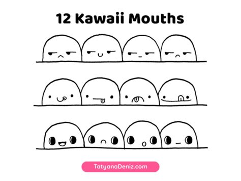 How to Draw Kawaii Eyes and Mouths