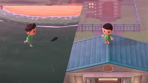 New Animal Crossing: New Horizons Glitch Lets You Walk On Rooftops And In The Sea - Nintendo Life