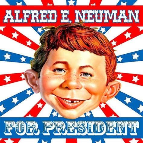 4 Alfred E. Neuman for President Vinyl Sticker. MAD - Etsy