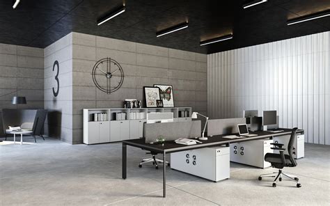 Office Cubicle Sample Modern Office Desk 5 Workstation Desk Cubicle ...