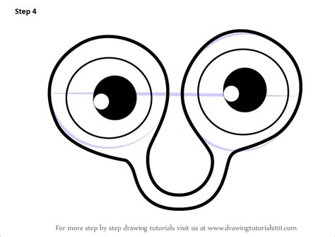 Learn How to Draw Oobi Eyes from Oobi (Oobi) Step by Step : Drawing Tutorials