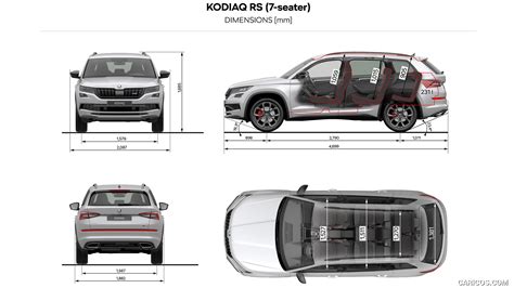 Skoda Kodiaq RS | 2019MY | Dimensions