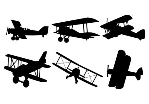 Vintage Airplane Silhouette | Free download on ClipArtMag