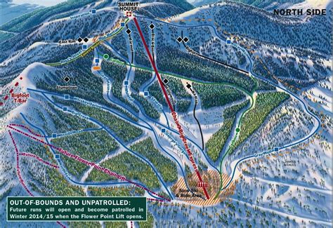 Whitefish Mountain Ski Resort Trail Map | Montana Ski Resort Maps