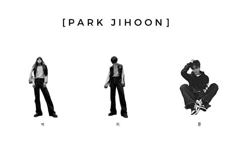 treasure park jihoon macbook desktop wallpaper black white aesthetic ...