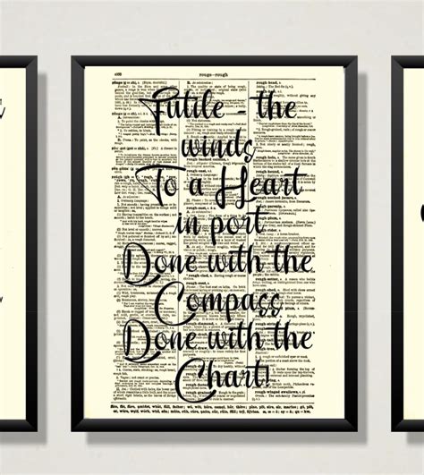 Emily Dickinson Wild Nights Quote Set Printed on 125 Year Old - Etsy