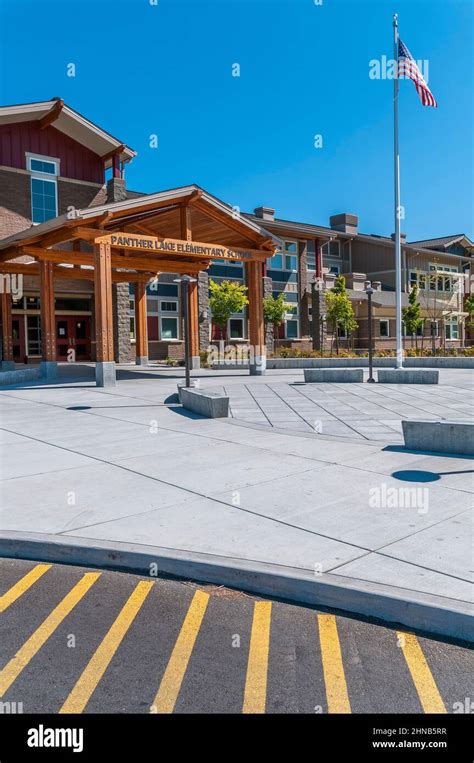 The new Panther Lake Elementary School in Kent, Washington Stock Photo - Alamy