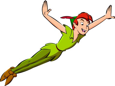 Peter Pan Tinker Bell Wendy Darling Clip Art - Flying Peter Pan Clipart - Png Download - Full ...