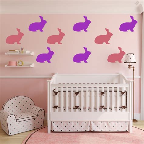 Bunny Rabbit Wall Sticker Pack