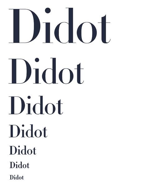 Didot Fonts - How to Use | Fonts by Hoefler&Co.