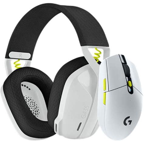 Logitech G435 LIGHTSPEED Gaming Headset + G305 Lightspeed Wireless Gaming Mouse Combo Audio ...