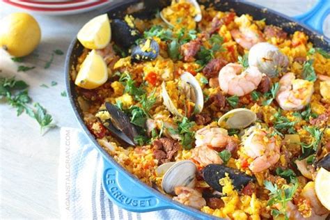 Mixed Seafood Paella | Against All Grain - Delectable paleo recipes to eat & feel great