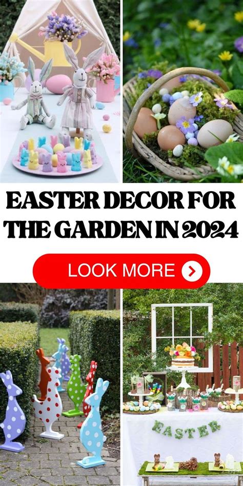 Easter Decor Garden 2024: Aesthetic Egg Crafts and Illustration Inspiration en 2024