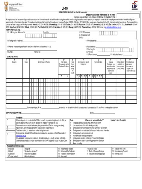 Fillable Online Download UI19 Form in Word Format - FormFactory Fax ...