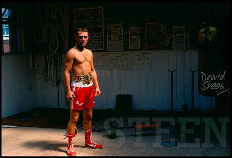 ALAN MINTER, WITH HIS LONDSDALE BELT, AUGUST, 1979 | THE DAVID STEEN ARCHIVE