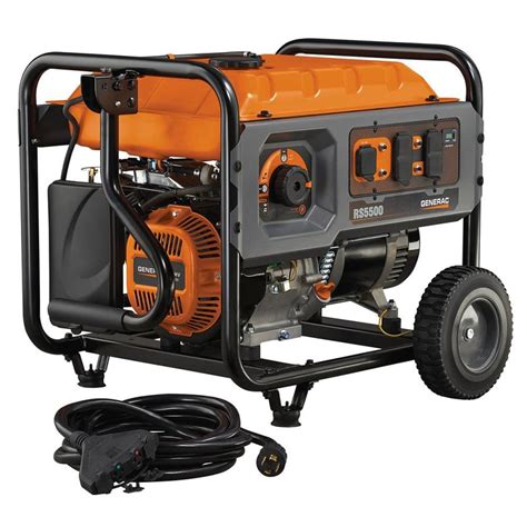 Shop Generac Rapid Start 5500-Running-Watt Portable Generator with ...