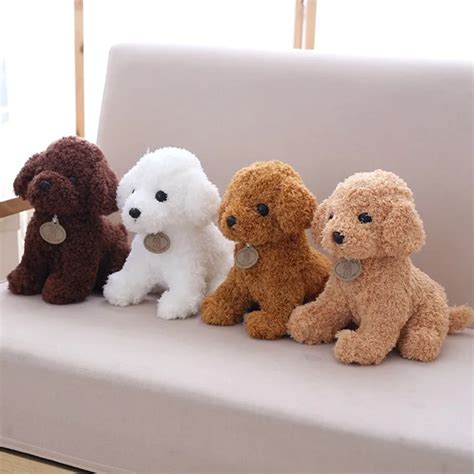 20CM Cute Simulation Puppy Kids Plush Animals Teddy Dog Stuffed Toys For Children Home ...