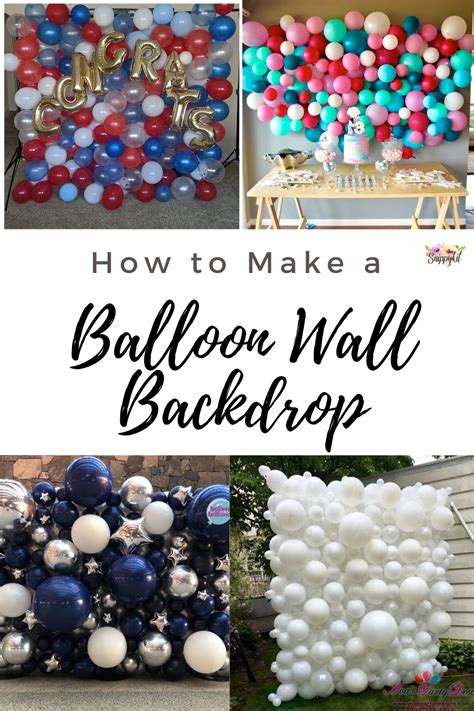 How to Make a Balloon Wall in 4 Easy Steps - My Amusing Adventures | Balloon wall, Balloons ...