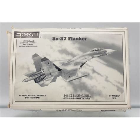 SEALED Encore SU-27 Flanker Model Kit 1/72 Scale - ebidz.ca