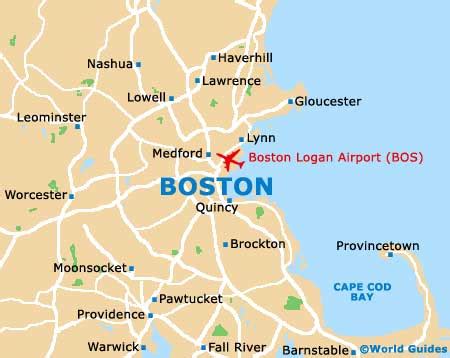 Map of Boston Logan Airport (BOS): Orientation and Maps for BOS Boston ...