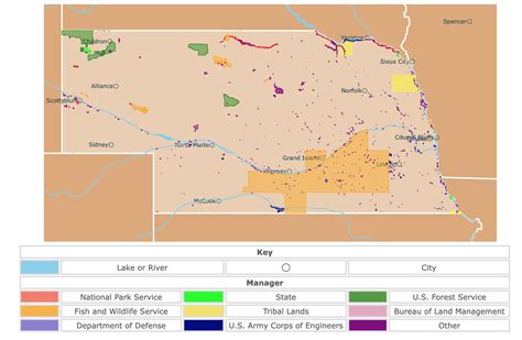 Interactive Map of Nebraska's National Parks and State Parks