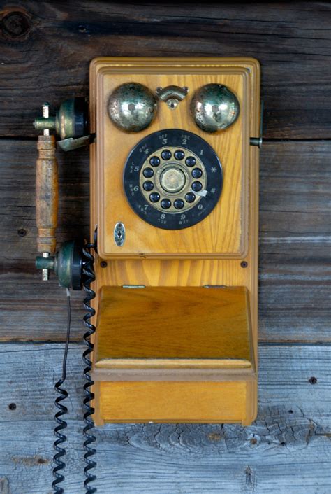 Antique Wall Phone Free Stock Photo - Public Domain Pictures