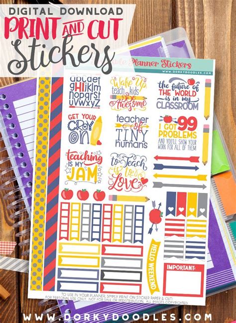 Pin on Planner Stickers and Planner Love