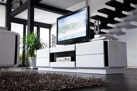 15 Collection of White Modern Tv Stands