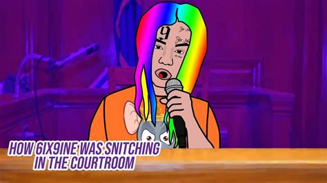 How 6ix 9ine was snitching in the courtroom - YouTube