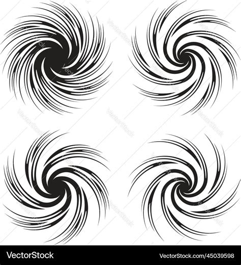 Radial spiral burst Royalty Free Vector Image - VectorStock