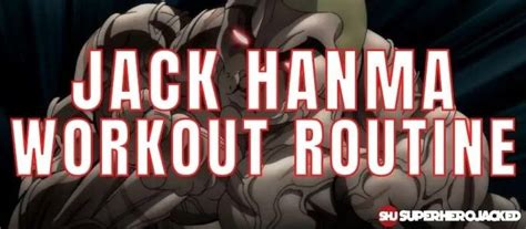 Jack Hanma Workout Routine: Train like Baki's Monstrous Brother! | Workout routine, Workout, Routine