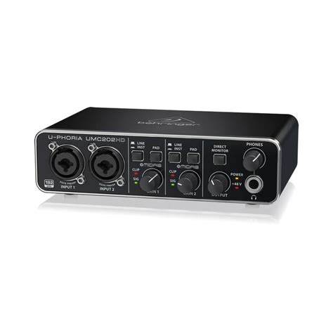 Behringer UMC202HD Audio Interface - Connect to a Laptop / Computer ...