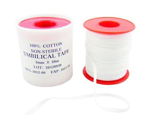 100% Cotton Medical Disposable Infant Umbilical Cord Tape - Umbilical ...