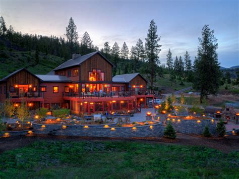 A Montana Ranch With The Rustic Appeal of an Elevated Cabin in the ...