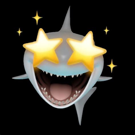 shark emoji | ภาพพิมพ์แกะไม้, ภาพวาดน่ารัก, สติกเกอร์น่ารัก