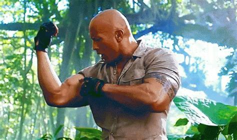 The Rock Dr. Smolder Jumanji GIF | GIFDB.com