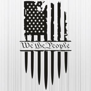 We the People Cut Flag Logo SVG | We the People PNG | We the People US Flag vector File