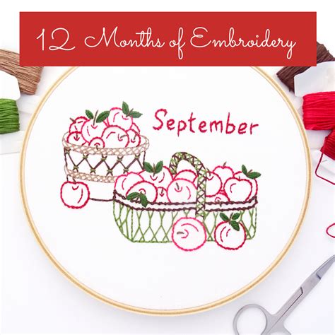 September-cover w: Text - Wandering Threads Embroidery