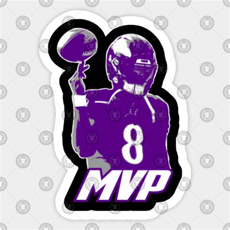 Lamar Jackson MVP - Lamar Jackson - Sticker | TeePublic