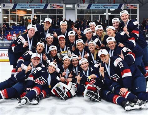 USA Woman Crowned World Ice Hockey Champions 2017 | HockeyGods