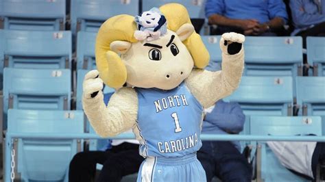 The Tar Heel mascot, Ramses, in the Dean Dome! | Unc tarheels, Unc basketball, Unc chapel hill