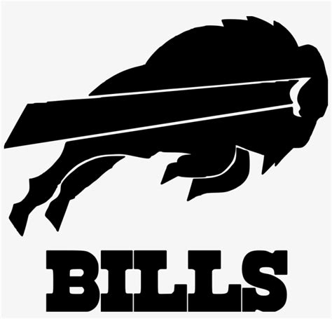 Buffalo Bills Logo Black And White Transparent PNG - 904x825 - Free ...