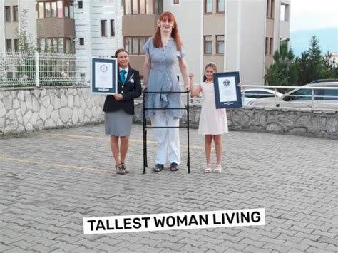 'World's tallest woman alive' confirmed by Guinness World Records – her name is Rumeysa Gelgi ...