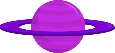 Purple planet, illustration, vector on white background 13760293 Vector Art at Vecteezy