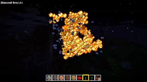 Minecraft TNT Explosion - YouTube